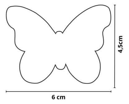 Adesivo De Parede Infantil 72 Borboletas Brancas Quarto