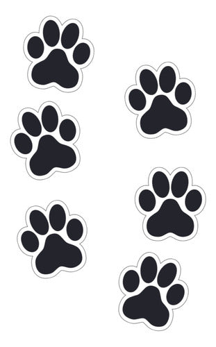 Etiqueta Adesiva 50 Unidades Decorativo Pata De Cachorro Pet
