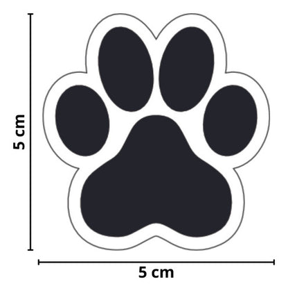 Etiqueta Adesiva 50 Unidades Decorativo Pata De Cachorro Pet